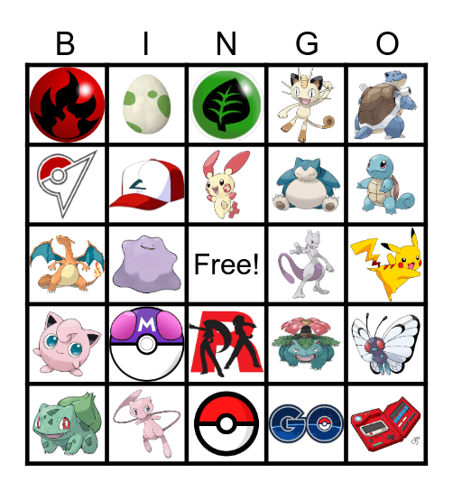 Poke-Bingo Card
