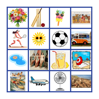 Summer Bingo! Bingo Card