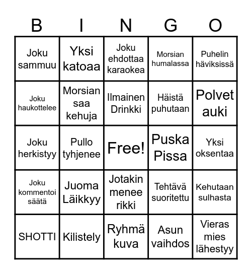 Polttari BINGO Card