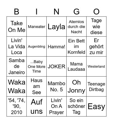trendCOM Party-Bingo Card
