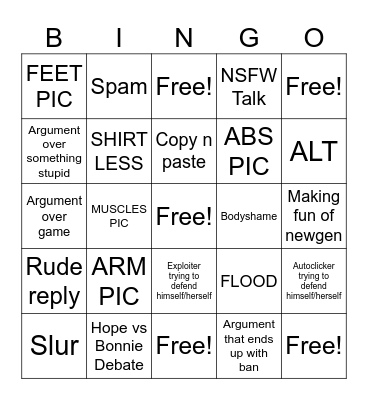 The Vampire Legends 2 BINGO Card