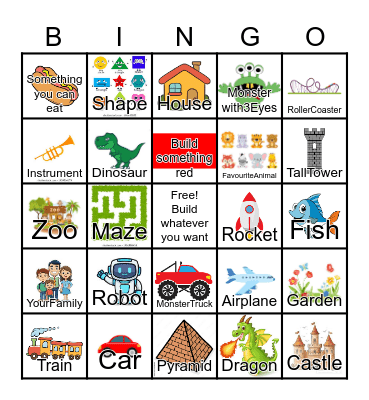 LEGO BINGO Card