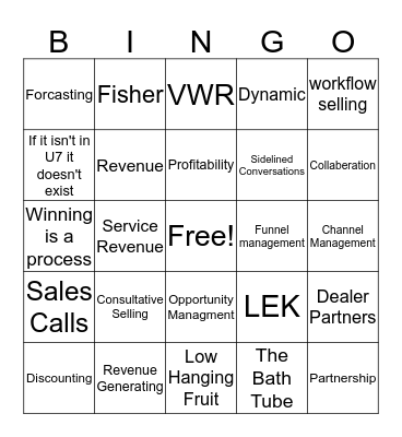 NSM Bingo Card 3 Bingo Card