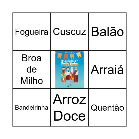 BINGO JUNINO - CATEQUESE Bingo Card