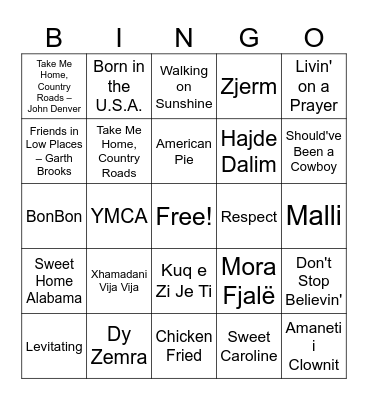 Nebraska Night BINGO! Bingo Card
