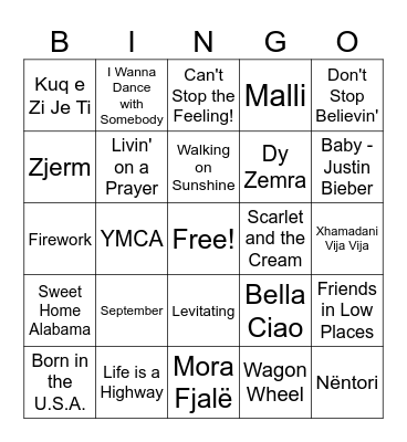 Nebraska Night BINGO! Bingo Card