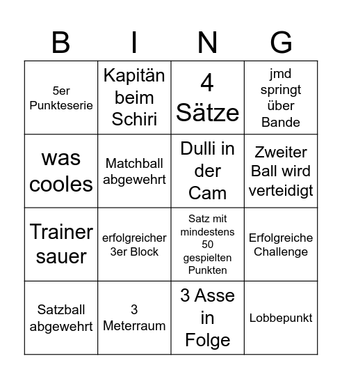 Italien vs Frankreich Bingo Card