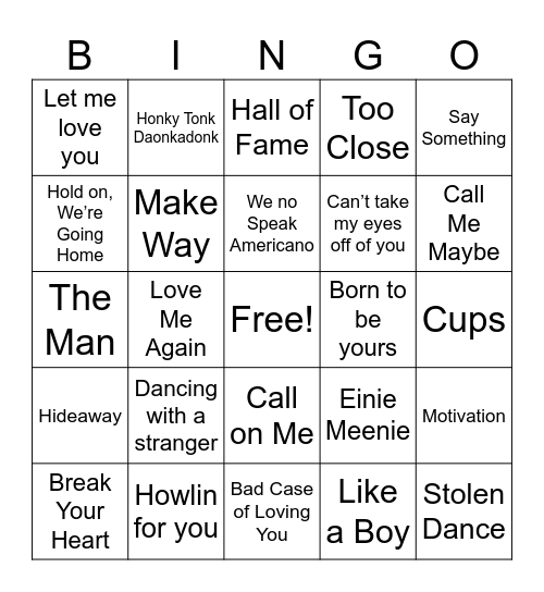 (100mb) Round 2 Bingo Card