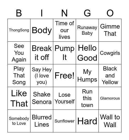 (100mb) Round 4 Bingo Card