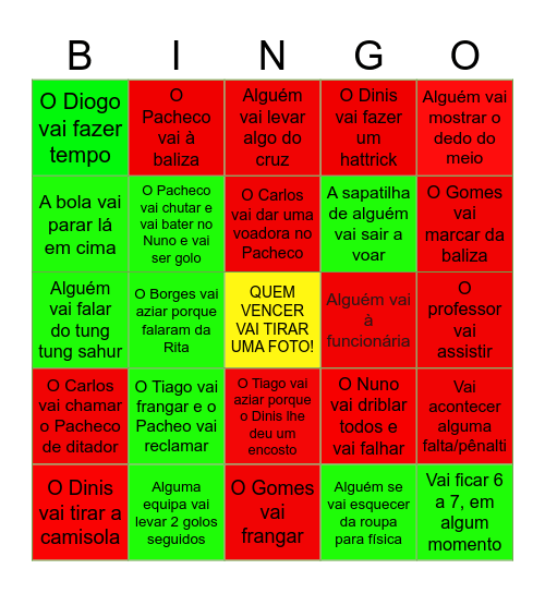 Clássico Bingo Card