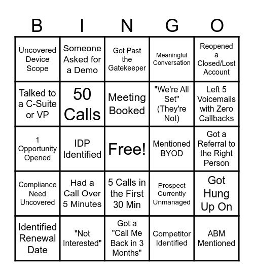 Power Day Bingo - June 2026 Bingo Card