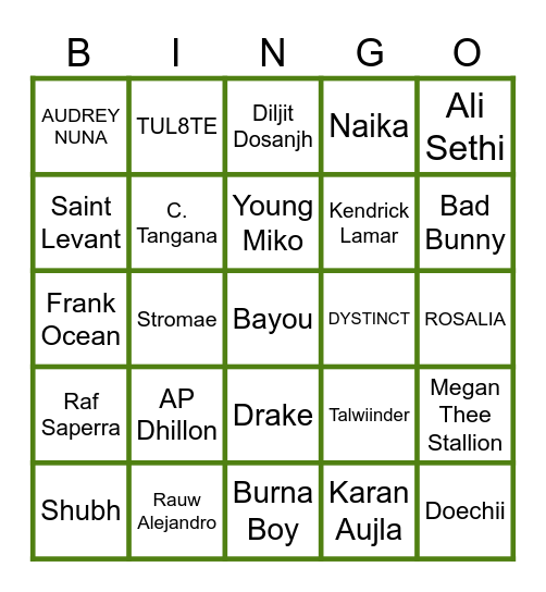 thirty-too-much-fun Bingo Card