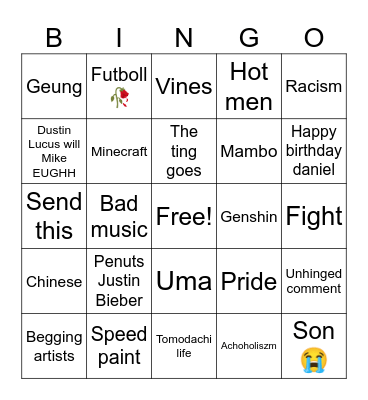 Reels biengo Bingo Card