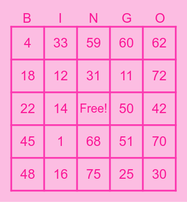 RAVEN SILVESTRE | 3106419 | ED Bingo Card
