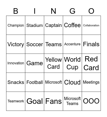 MSPS All Hands Bingo Card