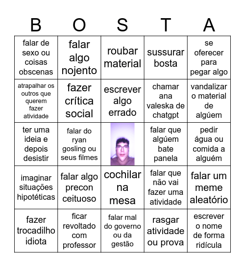 renzo imbecil Bingo Card