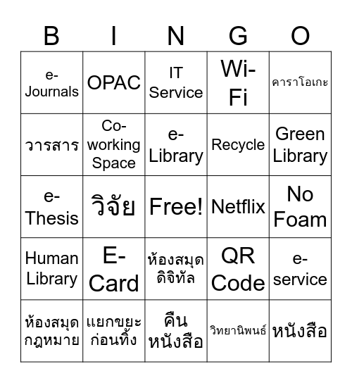 ARIT Bingo Card