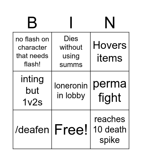 RONINBINGO Card