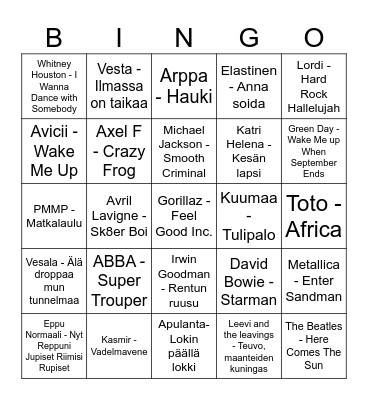 Musabingo Card