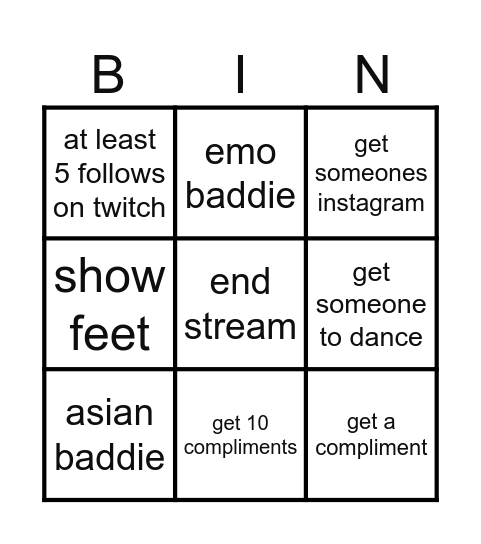 UHMINGLE PLAYBOOK Bingo Card