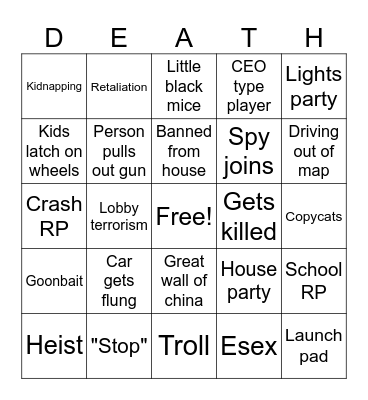BlwRvkOgsOkgKouHutAgyVuyEihN Bingo Card