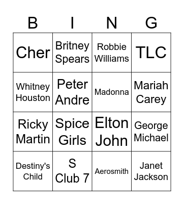 Heart Bingo Card