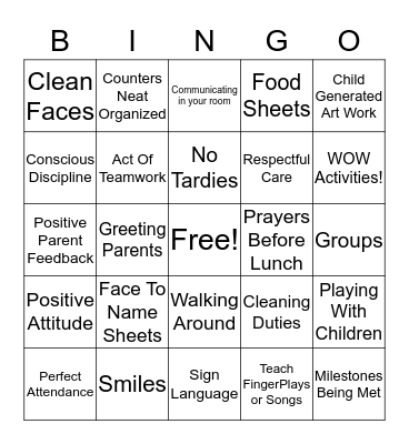 Apple Bingo-Toddlers Bingo Card