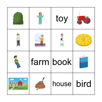 Phonics 5 - Units 1 & 2 Bingo Card