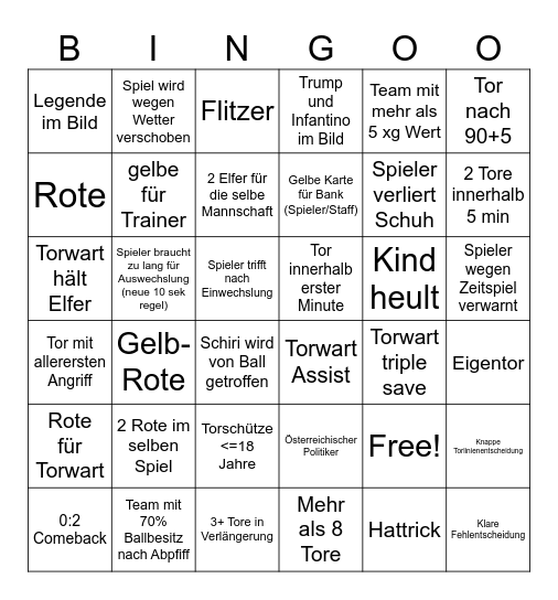 WM 2026 Bingo Card