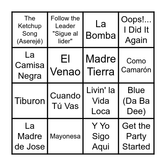BINGO JCA ESTIU Bingo Card