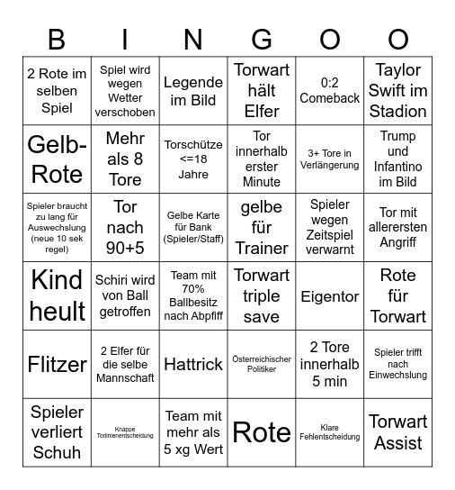 WM 2026 Bingo Card