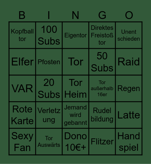 WM-Bingo Card
