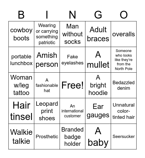 ATL Market Bingo Card