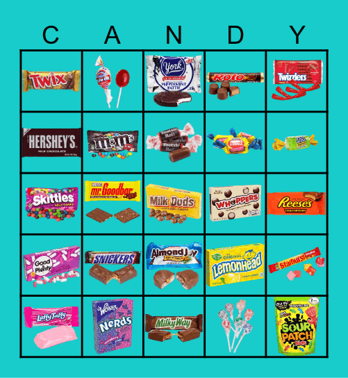 Candy Bingo Card