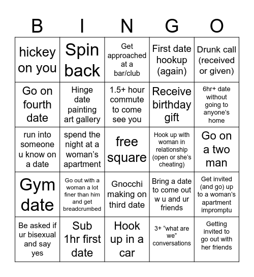 Alessandro's Summer Goals Bingo Card