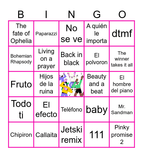 SUMMER FESTIVAL Bingo Card
