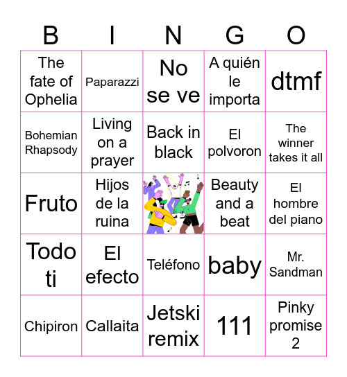 SUMMER FESTIVAL Bingo Card