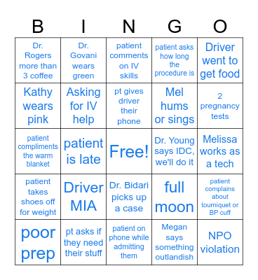 Olentangy BINGO Card