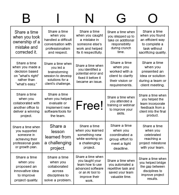 Quality Day 2026 Bingo Card
