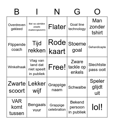 WK 2026 BINGO Card