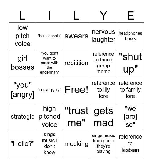 Bingoly Bingo Card
