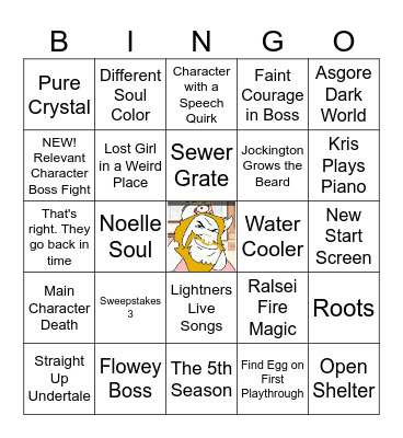Mine Bingo Card