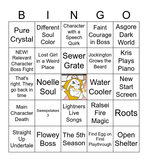 Mine Bingo Card
