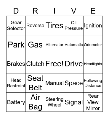 Valentine's Day Bingo Card