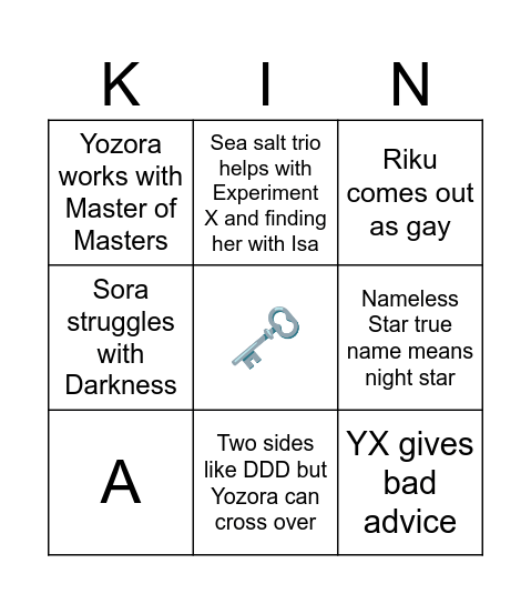00 Bingo Card