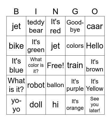 M Stanford Bingo Card