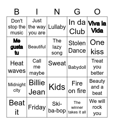 Bring people together! Bingo Card