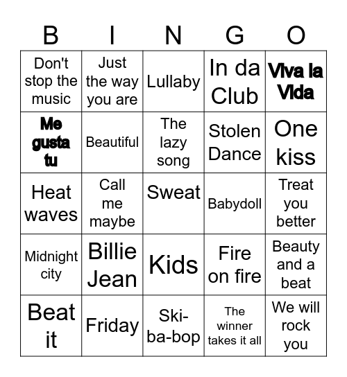 Bring people together! Bingo Card