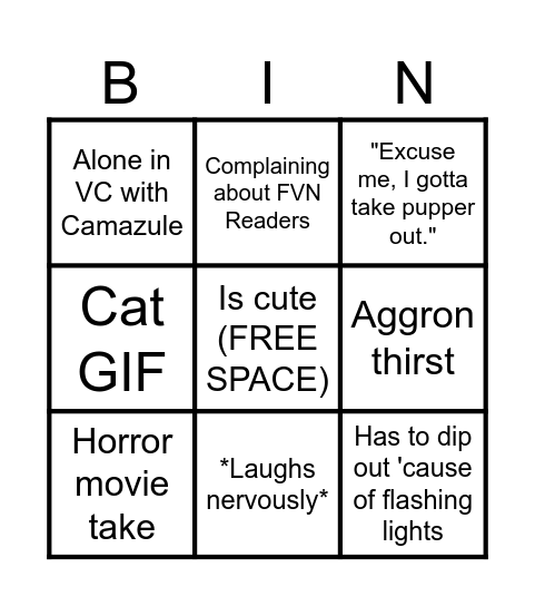 Brickleton Bingo!!! Bingo Card