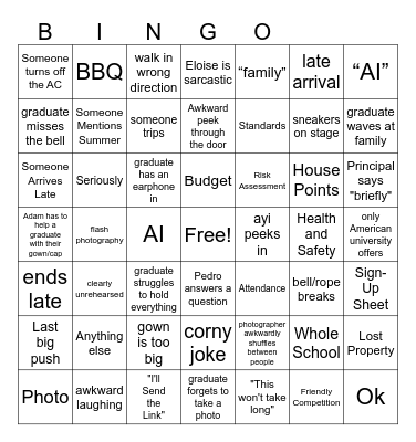 12/06/2026 Staff meeting Bingo Card
